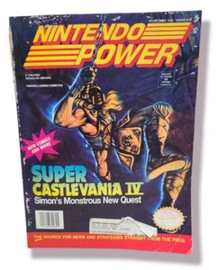 NINTENDO POWER Issue 32 - Super Castlevania IV - January 1992 - With Poster! - Picture 1 of 3
