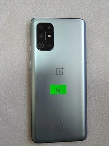 OnePlus 8T+ 5G Fully Unlocked 256 GB Silver 6.55 inches cell phone - Picture 1 of 8