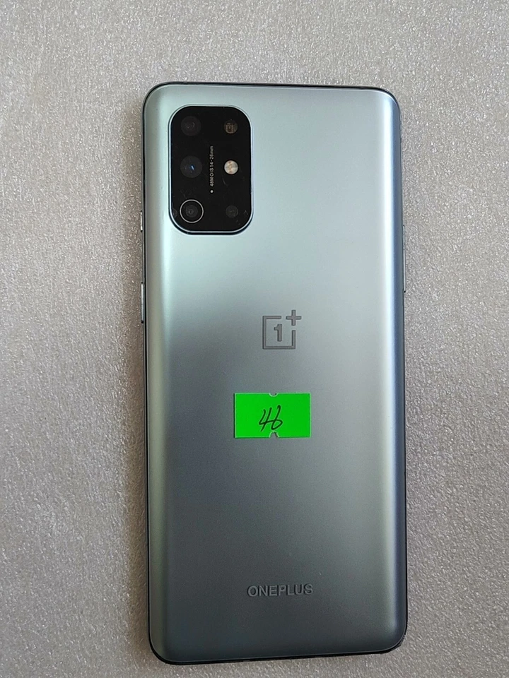 OnePlus 8T+ 5G Fully Unlocked 256 GB Silver 6.55 inches cell phone - Image 1 of 4