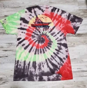 Cape Cod Fishing Adult Shirt Size M Hand Tye Dyed Comfort Colors - Picture 1 of 4