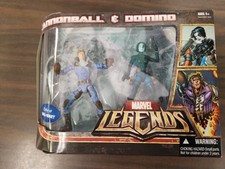 2007 Hasbro Marvel Legends CANNONBALL & DOMINO 6    Figure Set  X-Force  Walmart