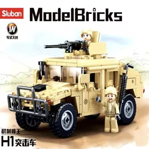 Sluban Bricks Blocks Jeep M38-B0837 Hummer Humvee H2 Assault Vehicle 265pcs UK - Picture 1 of 5