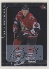 2000-01 ITG Be A Player Signature Series Auto Marian Hossa #115 Auto HOF