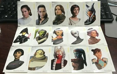 Набор 2019 Topps On Demand Women of Star Wars No1-25 SP /700 с Leia, Rey, Jyn, Padme - Изображение 1 из 3