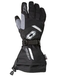 Castle X Mens Mission Insulated Snowmobile Gloves Black
