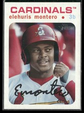 Elehuris Montero 2020 Topps Heritage Minor League White Border /50 #170