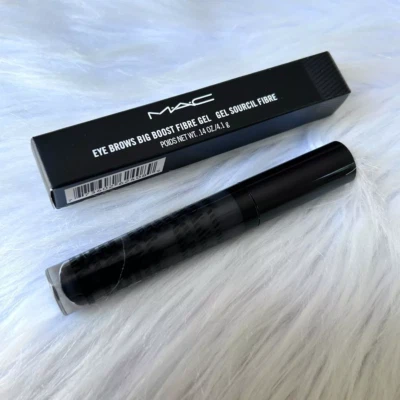 New MAC Eye Brows Big Boost Fibre Gel~ONYX ~Full Size 0.14 Oz / 4.1 g~Authentic - Image 1 of 4