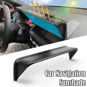 Anti Glare Car Radio Sun Shade GPS Navigation Hood Cap Visor Universal 22cm - Bild 1 von 5