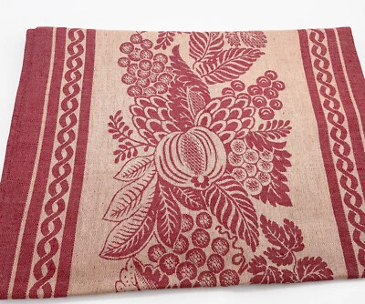 Corredor de mesa Williams Sonoma Cornucopia Jacquard 107" arándano Foto 1 de 4