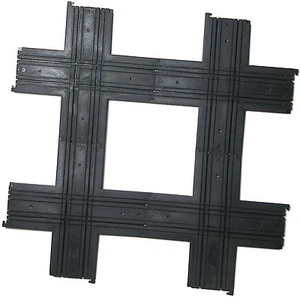 4pc 1971 Aurora AFX Model Motoring Racing INTERSECTION Track 2523 OdD NO RAILS ! - Picture 1 of 2