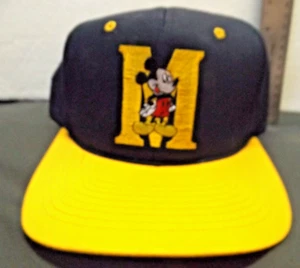 DISNEY MICKEY UNLIMITED "M" BLUE & YELLOW CAP NWT from HAWAII - Picture 1 of 4