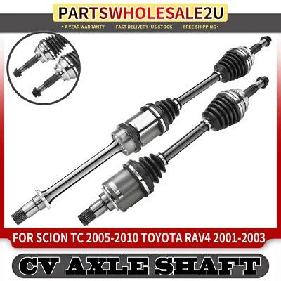 Conjunto de eje CV delantero de 2 piezas para Scion tC 2005-2010 Toyota RAV4 2001-2003 Foto 1 de 4