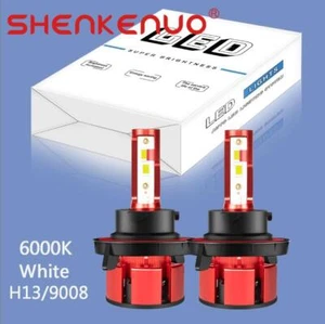 Bombillas LED H13 de haz alto/bajo para Dodge Grand Caravan 2008-2010 súper brillantes 6000 k - Imagen 1 de 11