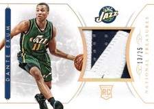 2014-15 Panini National Treasures Dante Exum Patch Rc 13/25