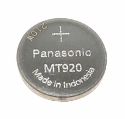 Panasonic MT920 (MT-920/TN) Coin Cell Battery Li-Mn for Solar Watches | Replaces GC92 - Image 1 of 2