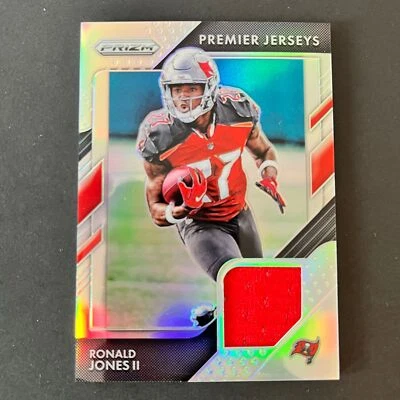 2018 Panini Prizm Premier Jersey Silver Ronald Jones II Tampa Bay Buccaneers - Image 1 of 2