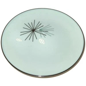 Franciscan SILVER PINE Atomic Bread Plate, 6 3/8" Mid Century Modern - Picture 1 of 3