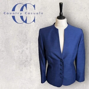 Chaqueta de Ocasión Country Casuals Mujer Azul Violeta Reino Unido 10 Nueva con Etiquetas Precio de venta sugerido por el fabricante 150 GBP - Imagen 1 de 4