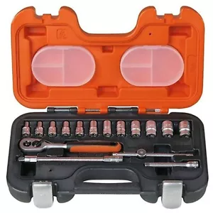 Bahco S160 1/4" Set prese barra di estensione esagonale mini cricchetto 4-13 mm - Foto 1 di 3