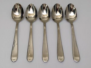 Hampton Silversmiths Ventura Platz/ovale Löffel Edelstahl Besteck: 5er Set - Bild 1 von 8