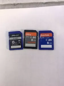 1 Pièce Carte Mémoire SD HC 8 GO - Picture 1 of 1