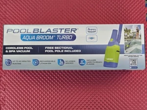 Pool Blaster Aqua Broom Turbo Kabellos Wiederaufladbar Spa Pool Staubsauger Neu - Bild 1 von 9
