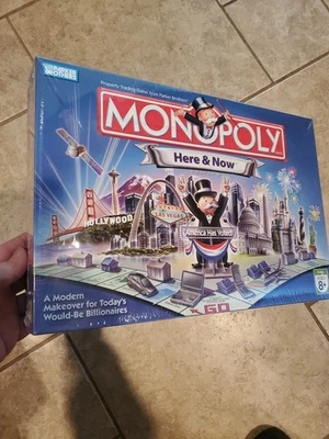 2006 Monopoly Here And Now Edition Parker Brothers NEW - Image 1 of 2