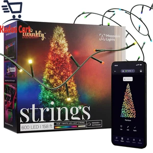 Luces LED multicolores controladas por aplicación 158 pies generación II 600 + cuerdas blancas  - Imagen 1 de 9