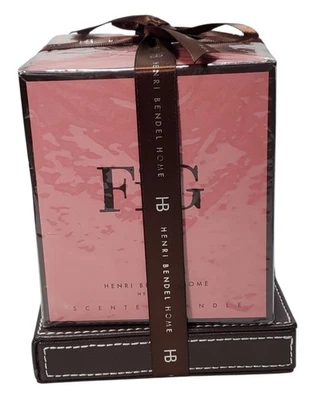 HENRI BENDEL FIG CANDLE GLASS 9.4 OZ DISCONTINUED & RARE NIB NEW & SEALED - Image 1 of 4