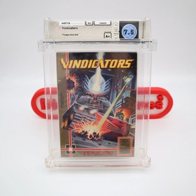 NES Nintendo VINDICATORS - WATA GRADED 7.5 A+! NEW & Factory Sealed with H-Seam!