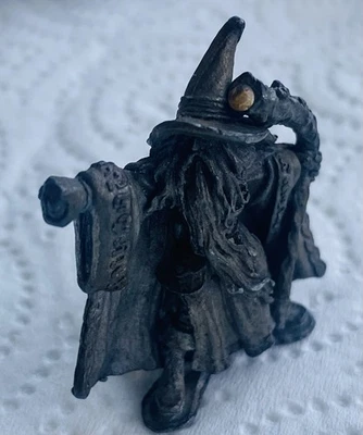 Miniatura de colección Ral Partha Pewter Wizard - 1987 - Bastón de sujeción - Modelo 77-703 Foto 1 de 4