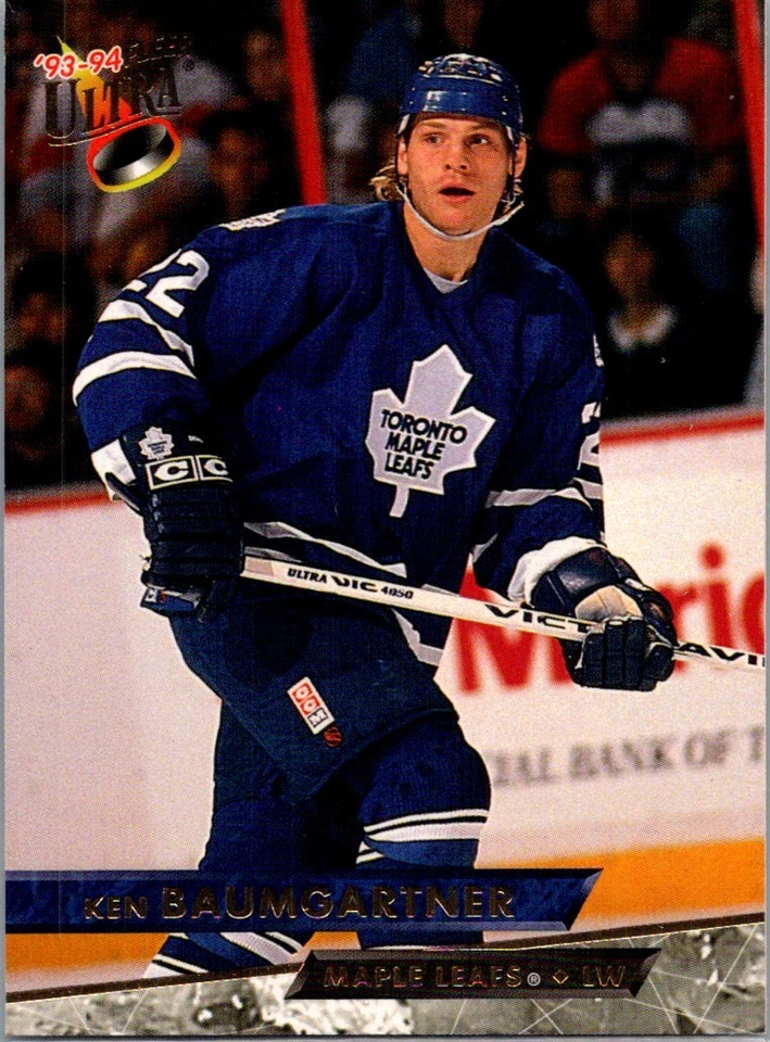1994-95 Fleer Ultra Ken Baumgartner Toronto Maple Leafs #429 - Image 1 of 2
