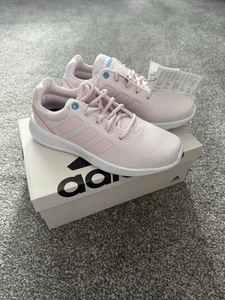 Adidas Lite Racer CLN Correr Gimnasio Zapatos Entrenadores Rosa Tenis UK5 - Imagen 1 de 8