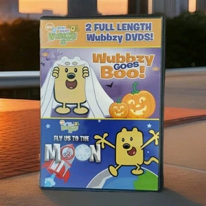 Wow Wow Wubbzy - Wubbzy Goes Boo, Fly Us to the Moon (DVD 2009 Nick Jr.) VGC - Picture 1 of 8