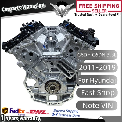 Conjunto de motor para Hyundai Santa Fe Azera Kia Sorento G6DH G6DN 3,3 L V6 2011-19 Foto 1 de 4