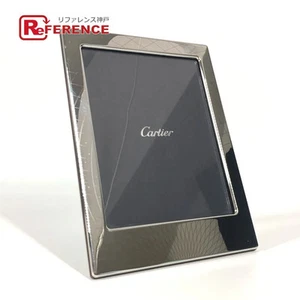 CARTIER Cartier Bilderrahmen Panther Logo Leopard Metall silber innen mit Box - Bild 1 von 12
