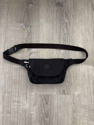 Kipling Black Nylon Fanny Pack Hip Waist Belt Bag - Image 1 of 4