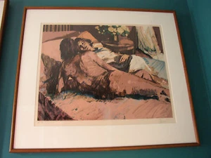 Aldo Luongo "Evening" S/N Limited Edition Lithograph RARE #AP31/35 - Picture 1 of 5