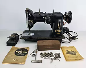 Pfaff 130 Sewing Machine Accessories Manual Pedal READ PARTS RESTORATION Video - Picture 1 of 23