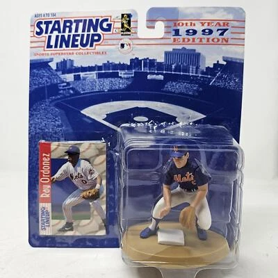 Figura de acción 1997 MLB alineación inicial Ray Ordóñez New York Mets edición décimo año. Foto 1 de 3