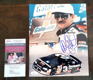 DALE EARNHARDT SR Signed 8x10 Photo Goodwrench Gatorade - JSA Certified - Picture 1 of 2