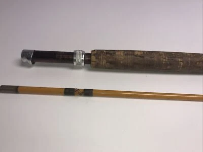 Caña de pescar con mosca Eagle Claw Denco de colección No MB8A8-1/2 2 piezas Wright McGill 8'6" Foto 1 de 4