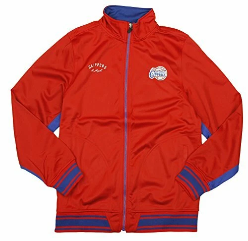 Chaqueta de Pista Tricot Zipway NBA Baloncesto Juvenil Los Angeles Clippers, Roja Foto 1 de 1