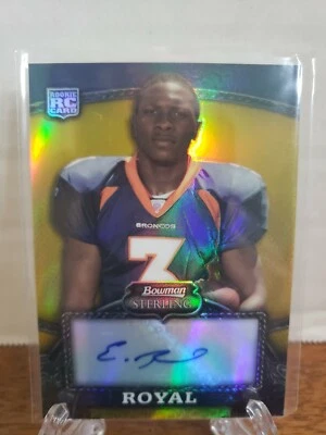 2008 Bowman Sterling Eddie Royal Rookie Auto 182/250 - Image 1 of 3