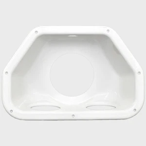 Chaparral Boat Blank Speaker Panel | w/ Cup Holders Off White Plastic - Foto 1 di 6