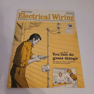 Vintage 1969 Sears Simplified Electrical Wiring Manual Handbook 55 Pages - Picture 1 of 7