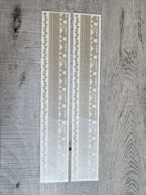 Pegatinas con borde plateado corazones estampados susurros de papel de la señora Grossman retiradas #40 Foto 1 de 4