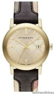 Brand New Burberry The City Gold BU9032 Gold Tone Women's  Watch - Image 1 of 2