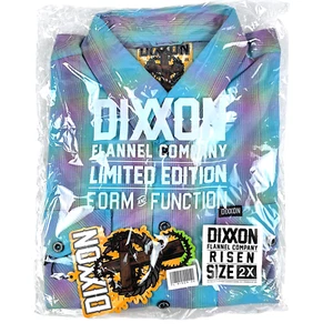 DIXXON Flannel "Risen" Men's Size 2XL XXL Plaid Button Easter Holiday Shirt NIB - Picture 1 of 15