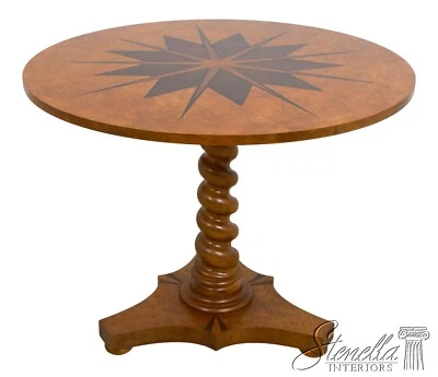 L68322: Mesa central com pedestal superior embutida bússola redonda BAKER - Imagem 1 de 4